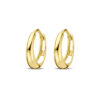 klapoorringen 12,5 mm 14K geelgoud