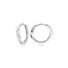 klapoorringen 12,5 mm zilver gerhodineerd - Afbeelding 3