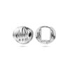klapoorringen 14 mm zilver gerhodineerd - Afbeelding 3