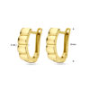klapoorringen 15 mm 14K geelgoud - Afbeelding 4