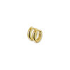 klapoorringen bolle buis 3,0 mm 14K geelgoud