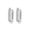 klapoorringen zirkonia zilver gerhodineerd