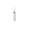 medaillon poli/glitter gediamanteerd 30 mm zilver gerhodineerd - Afbeelding 3