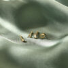 neusknopje zirkonia kogel 14K geelgoud - Afbeelding 4