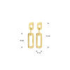 oorhangers 1 micron zilver verguld (geel) - Afbeelding 4