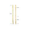 oorhangers balkjes 14K geelgoud - Afbeelding 4