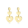 oorhangers hartjes 14K geelgoud