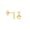 oorhangers hartjes 14K geelgoud - Afbeelding 3