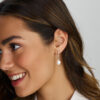 oorhangers parel zilver gerhodineerd - Afbeelding 2