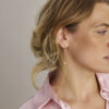 oorhangers parel zilver gerhodineerd - Afbeelding 2