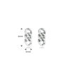 oorhangers schakel zilver gerhodineerd - Afbeelding 4