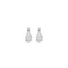 oorhangers zirkonia 9 mm zilver gerhodineerd