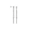 oorhangers zirkonia zilver gerhodineerd - Afbeelding 3