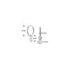 oorhangers zirkonia zilver gerhodineerd - Afbeelding 3