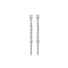 oorhangers zirkonia zilver gerhodineerd