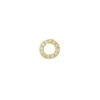 oorknop diamant 0.035ct h p1 per stuk 14K geelgoud