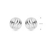 oorknoppen 14,5 mm zilver gerhodineerd - Afbeelding 4
