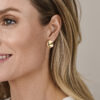 oorknoppen 15 mm 14K geelgoud - Afbeelding 2