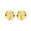 oorknoppen 15 mm 14K geelgoud
