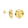 oorknoppen 15 mm 14K geelgoud - Afbeelding 3