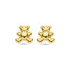 oorknoppen beer 6,0 mm 14K geelgoud