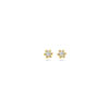 oorknoppen diamant 0.04ct (2x 0.02ct) h p1 2,5 mm 14K geelgoud