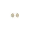 oorknoppen druppel diamant 0.21ct (2x 0.105ct) h si 6 mm 14K geelgoud