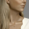 oorknoppen hart zilver gerhodineerd - Afbeelding 3