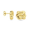 oorknoppen knoop 1 micron zilver verguld (geel) - Afbeelding 3