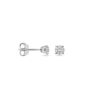 oorknoppen lab grown diamant 0.50ct (2x 0.25ct) h si 4 mm 14K witgoud - Afbeelding 3