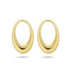 oorknoppen ovaal 14K geelgoud