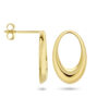 oorknoppen ovaal 14K geelgoud - Afbeelding 3
