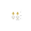 oorknoppen parel 15 mm 14K geelgoud - Afbeelding 4