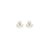 oorknoppen parel 5 mm 14K geelgoud