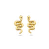 oorknoppen slang 14K geelgoud
