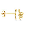 oorknoppen slang 14K geelgoud - Afbeelding 3