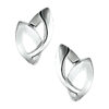 oorknoppen zilver gerhodineerd