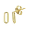 oorknoppen zilver verguld (geel)