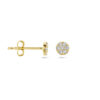 oorknoppen zirkonia 14K geelgoud - Afbeelding 3