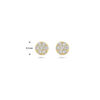 oorknoppen zirkonia 14K geelgoud - Afbeelding 4