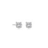 oorknoppen zirkonia zilver gerhodineerd - Afbeelding 4