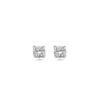 oorknoppen zirkonia zilver gerhodineerd