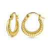 oorringen 16 mm 14K geelgoud - Afbeelding 3