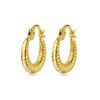 oorringen 16 mm 14K geelgoud