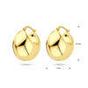 oorringen 24 mm 1 micron zilver verguld (geel) - Afbeelding 4