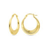oorringen 24 mm 14K geelgoud - Afbeelding 3