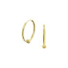 oorringen bolletje 14K geelgoud