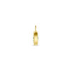 oorringhanger groen amethist 14K geelgoud - Afbeelding 3