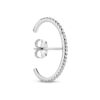 oorsteker zirkonia zilver gerhodineerd