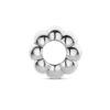 rondel 9 mm zilver gerhodineerd - Afbeelding 3